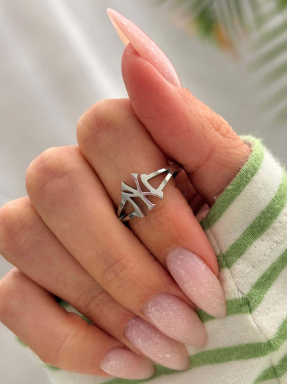 NY Logo Ring: Stainless Steel Baseball Inspired Unisex Jewelry