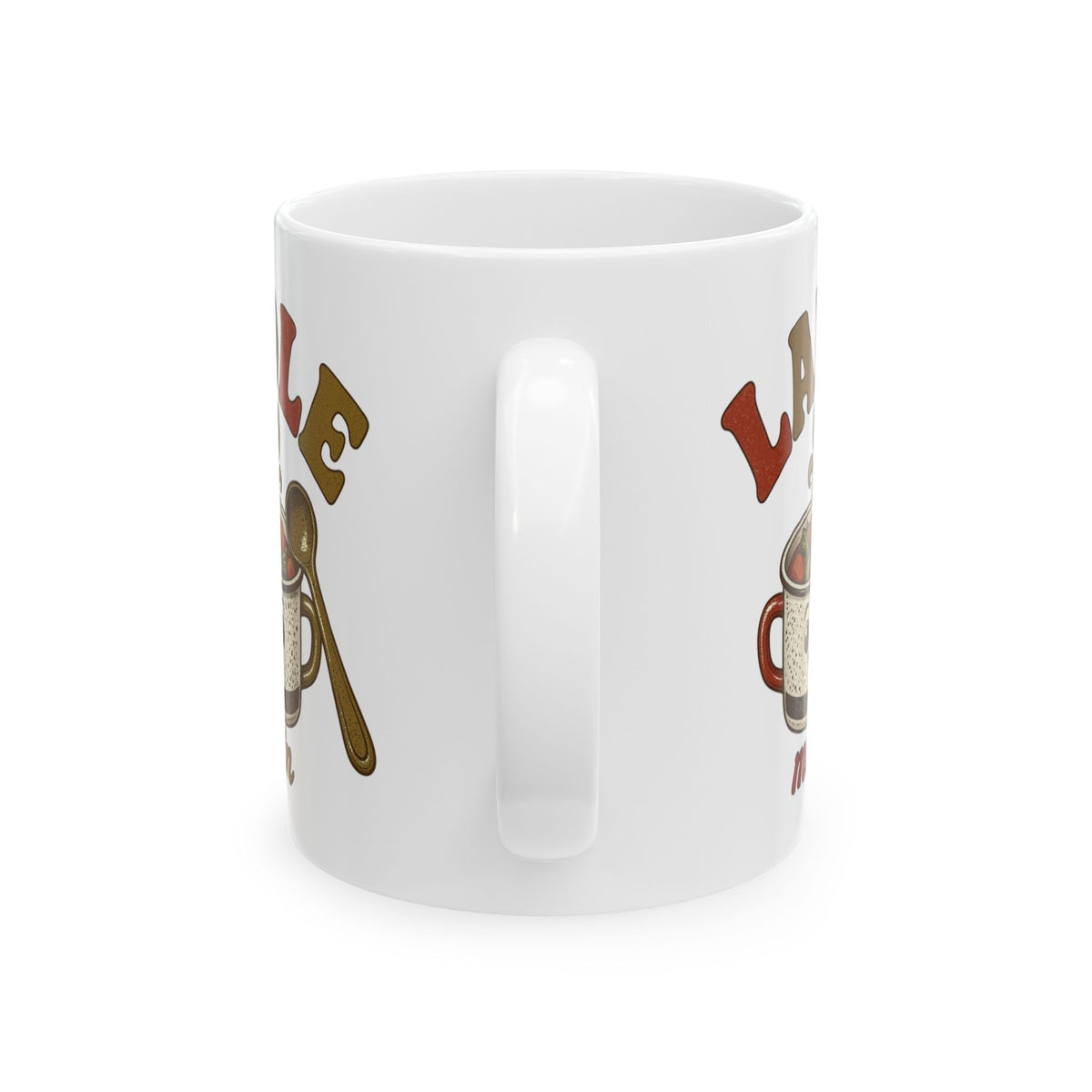 Ladle Me In mug - handle side