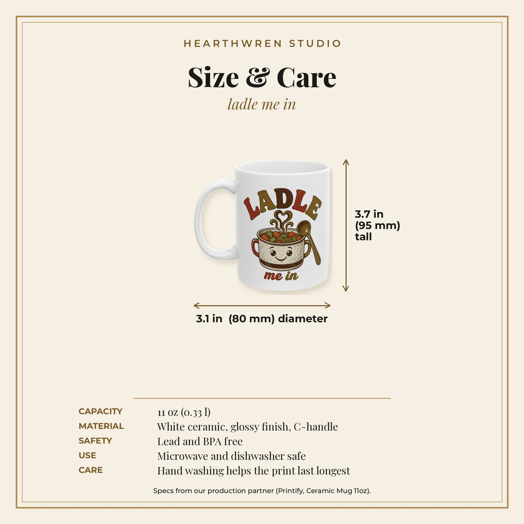 Ladle Me In mug - specs care