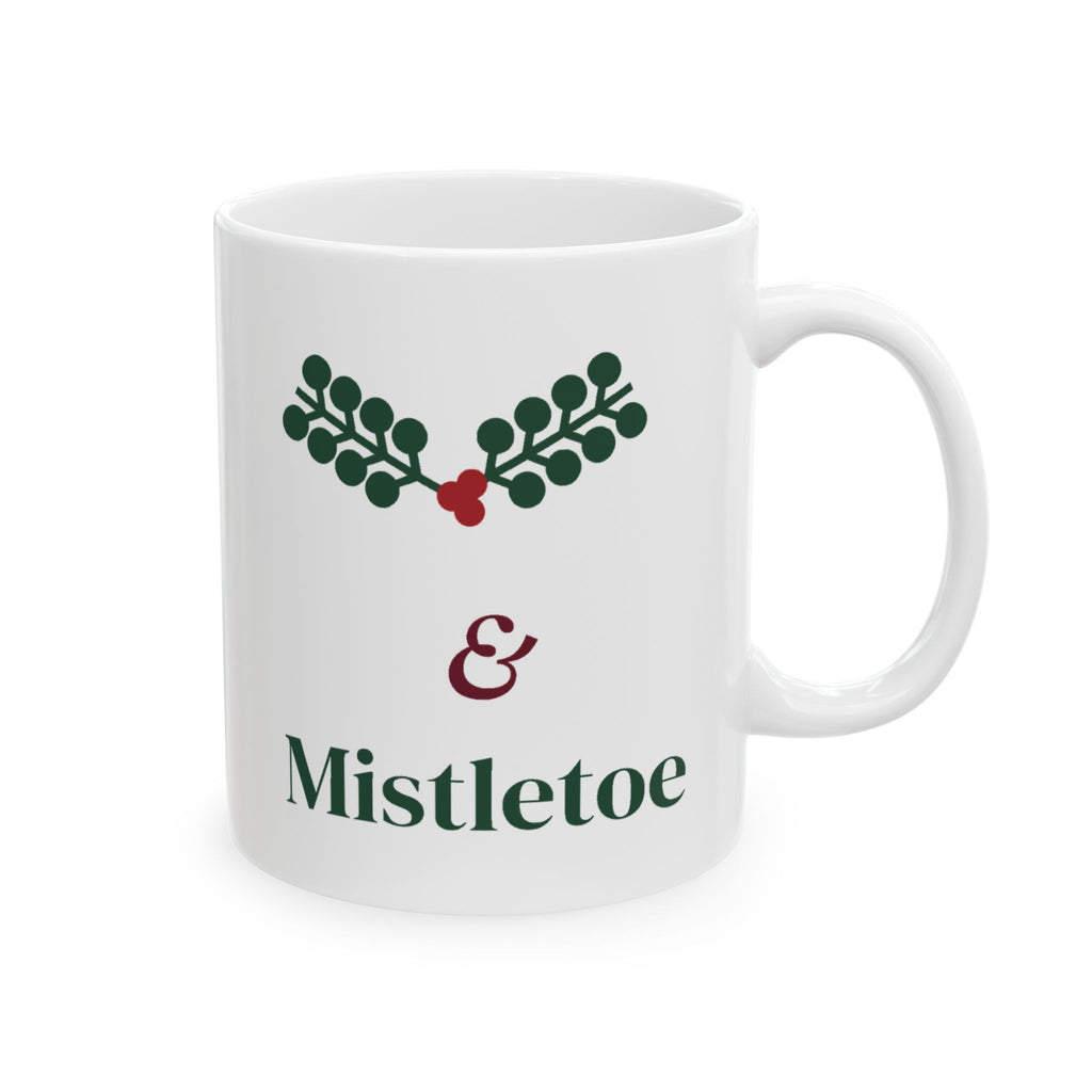 Merlot and Mistletoe Christmas mug - right