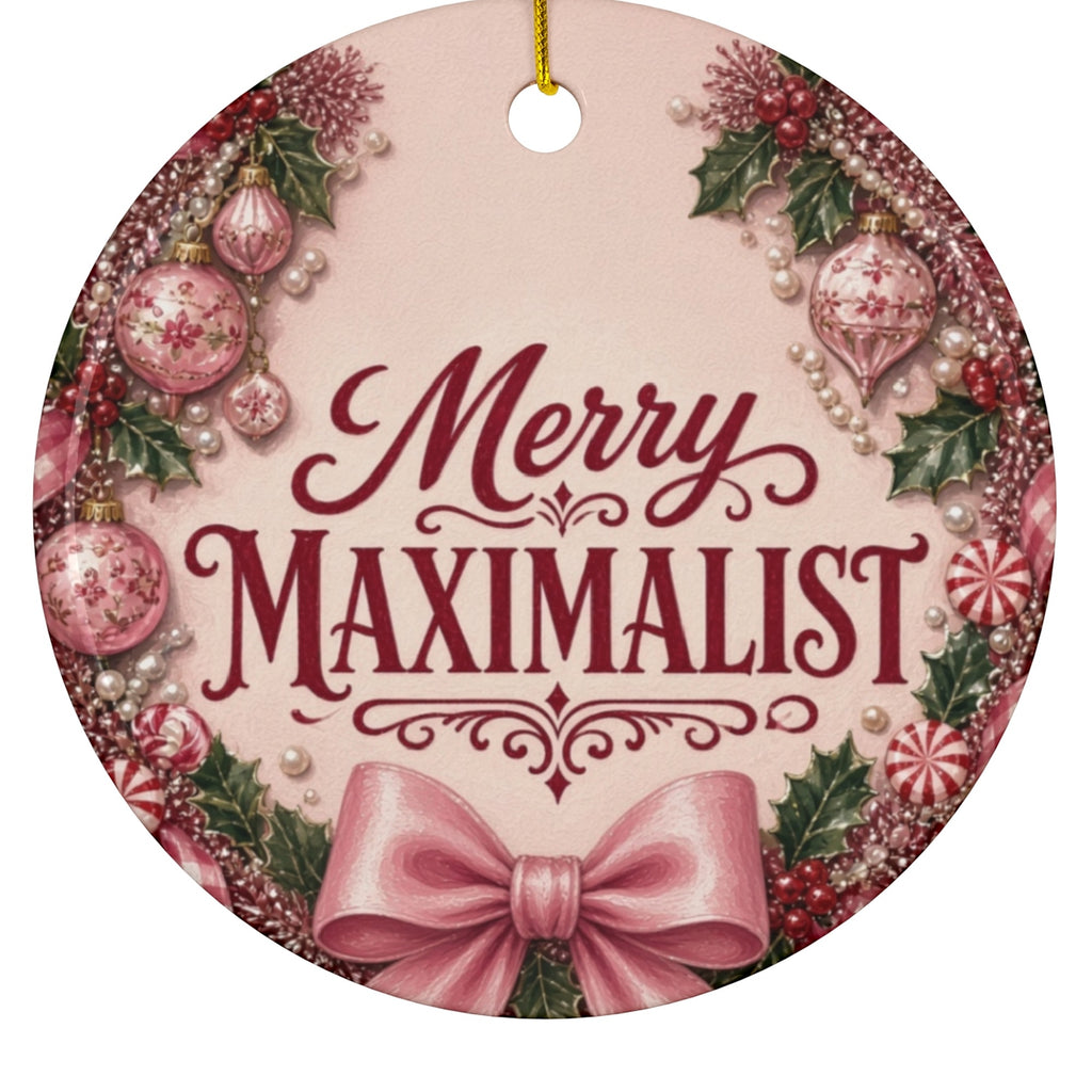 Merry Maximalist ornament - closeup