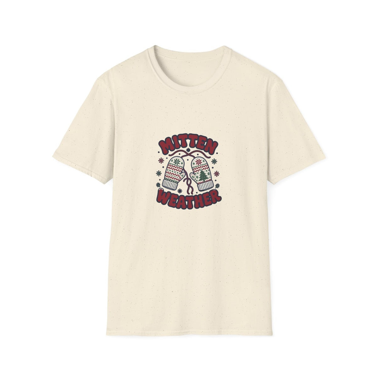 Mitten Weather tee - front natural hero