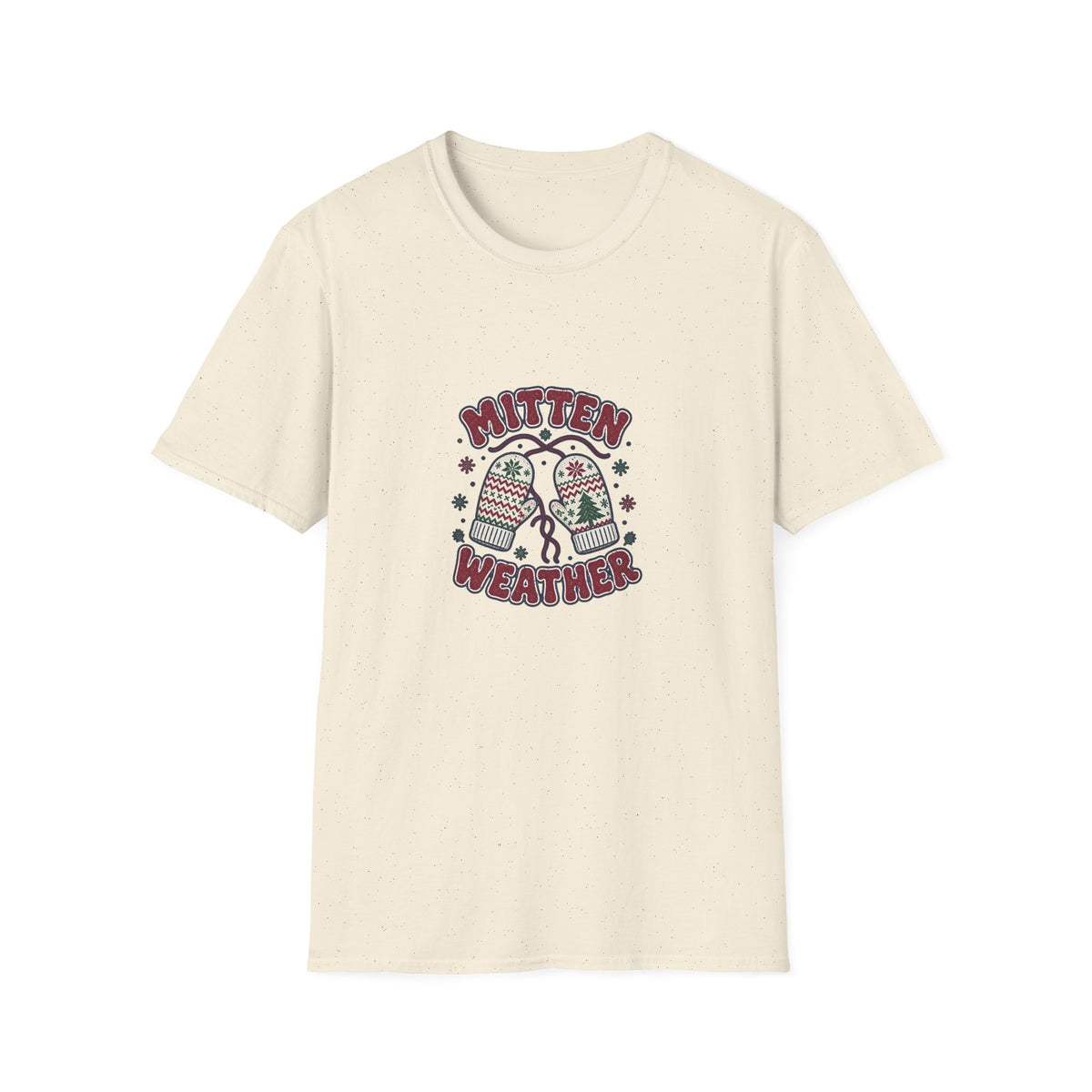 Mitten Weather tee - front natural