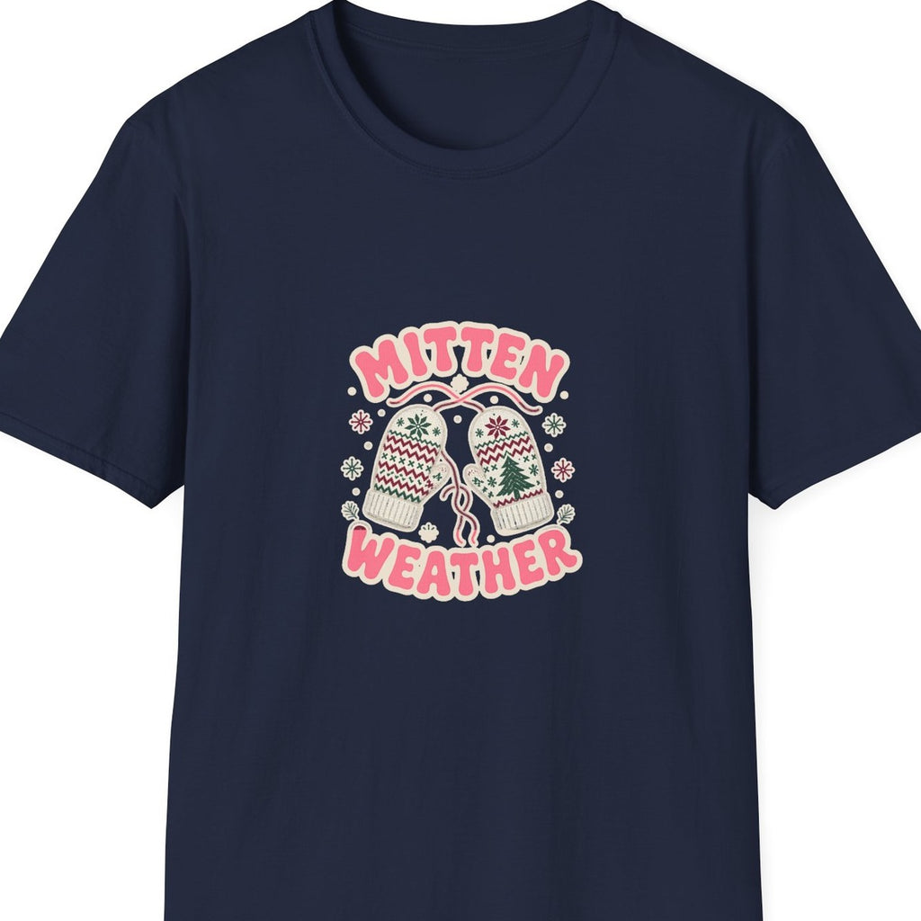 Mitten Weather tee - closeup navy