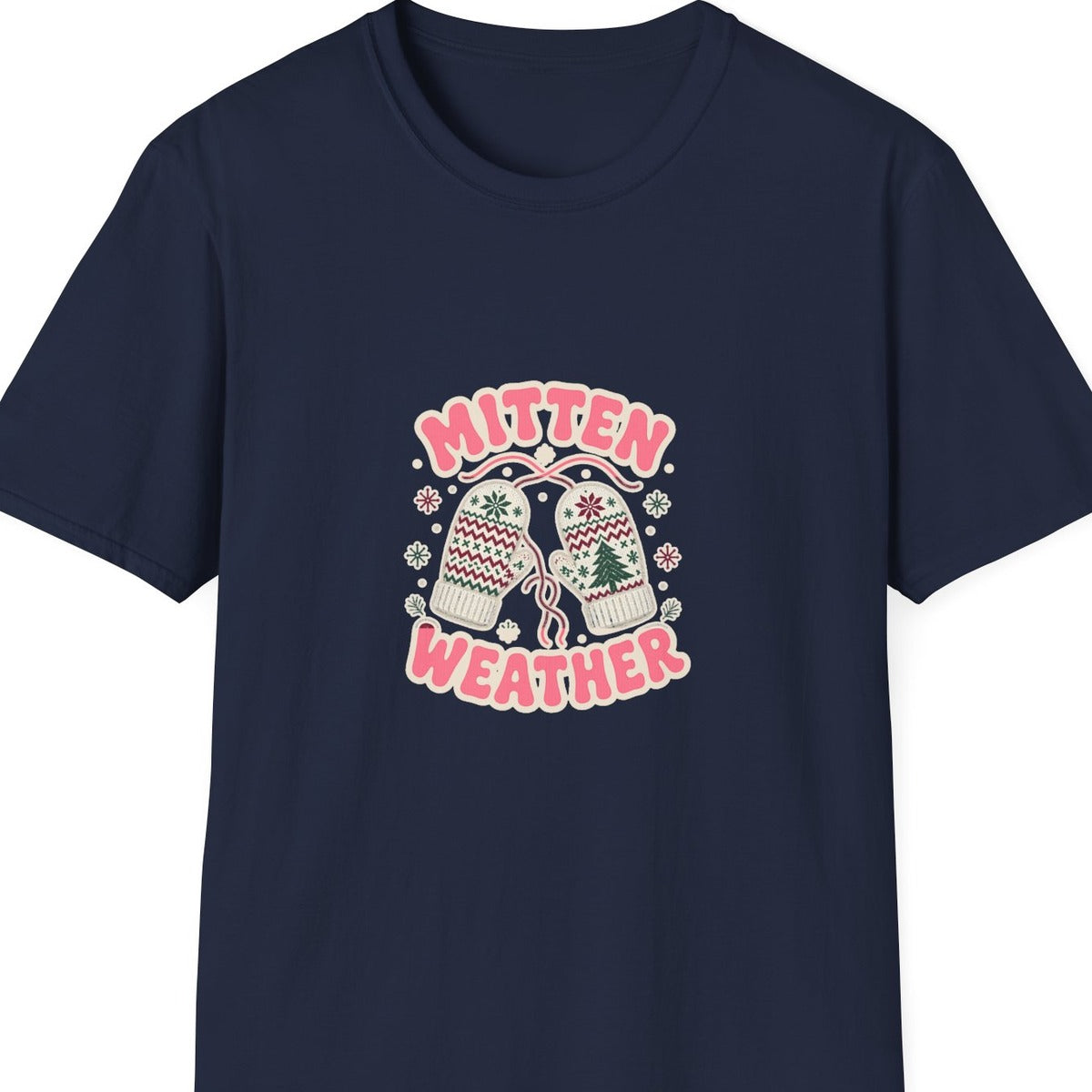 Mitten Weather tee - closeup navy