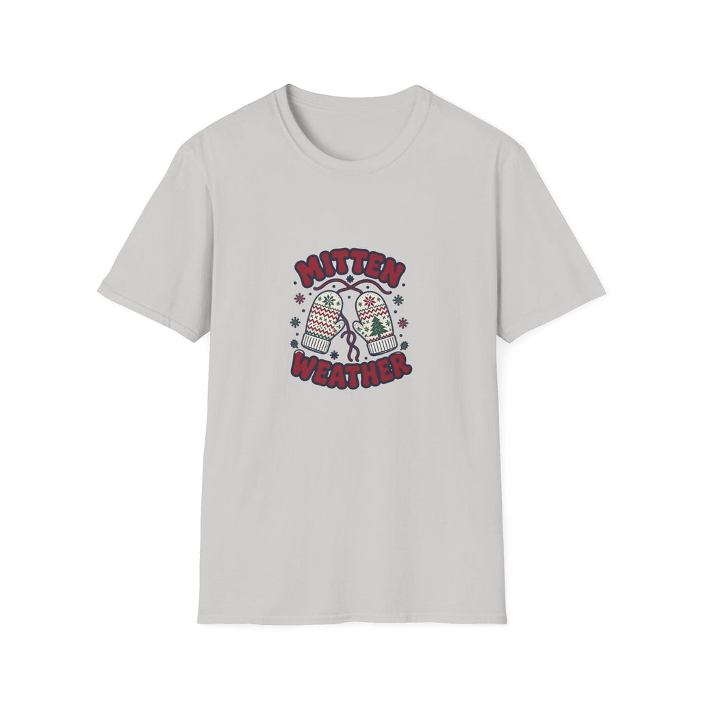 Mitten Weather tee - front icegrey