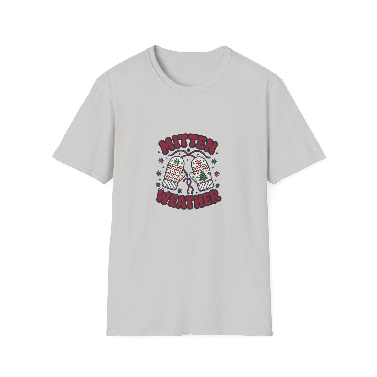 Mitten Weather tee - front icegrey