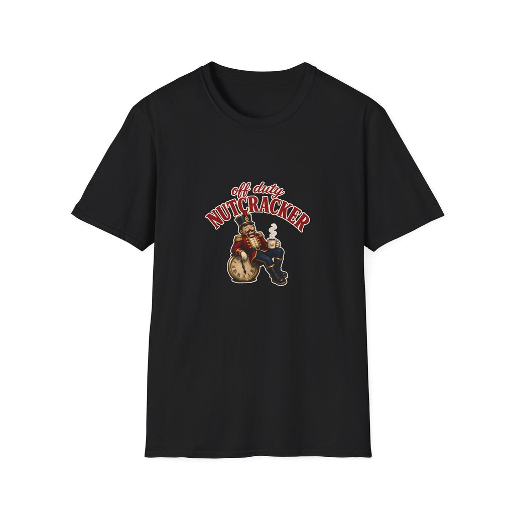Off Duty Nutcracker tee - front black
