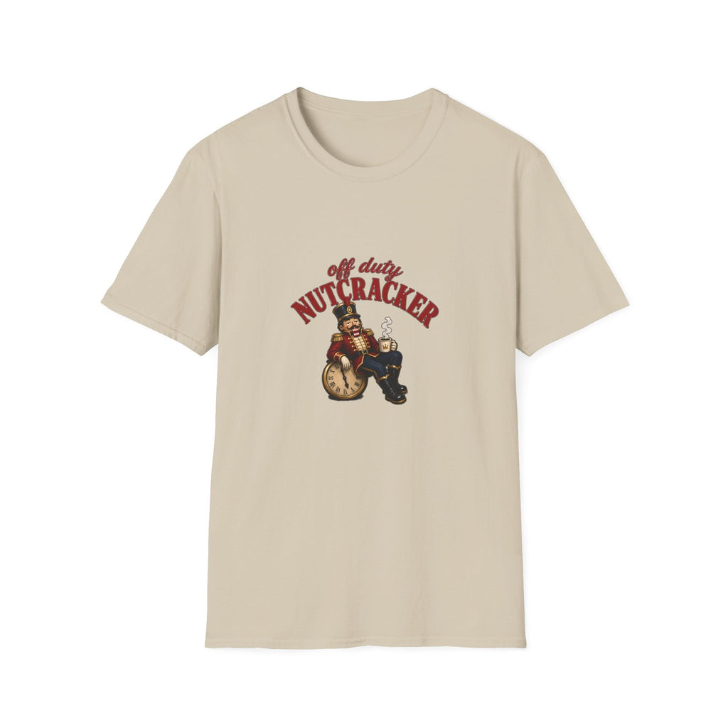 Off Duty Nutcracker tee - front sand