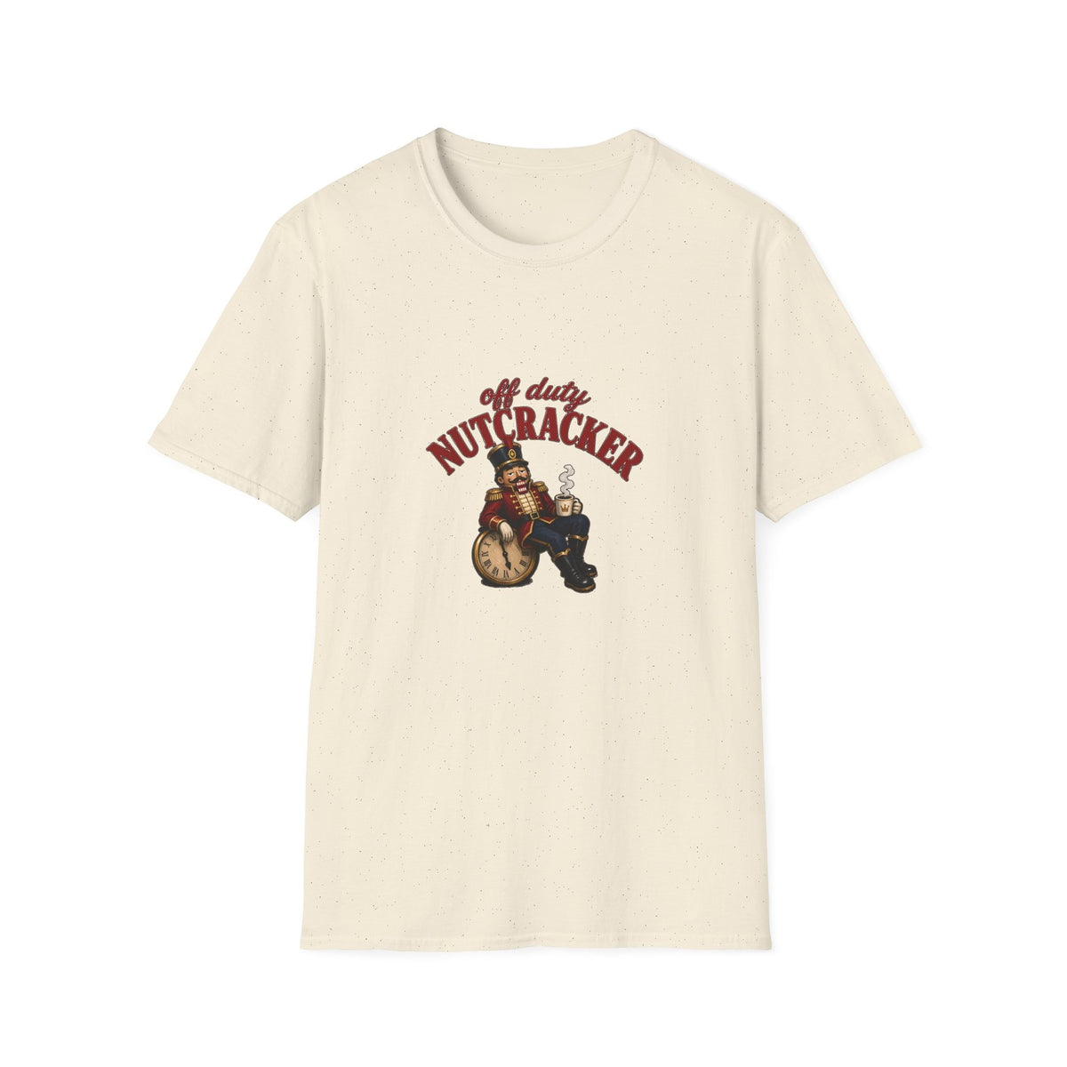 Off Duty Nutcracker tee - front natural