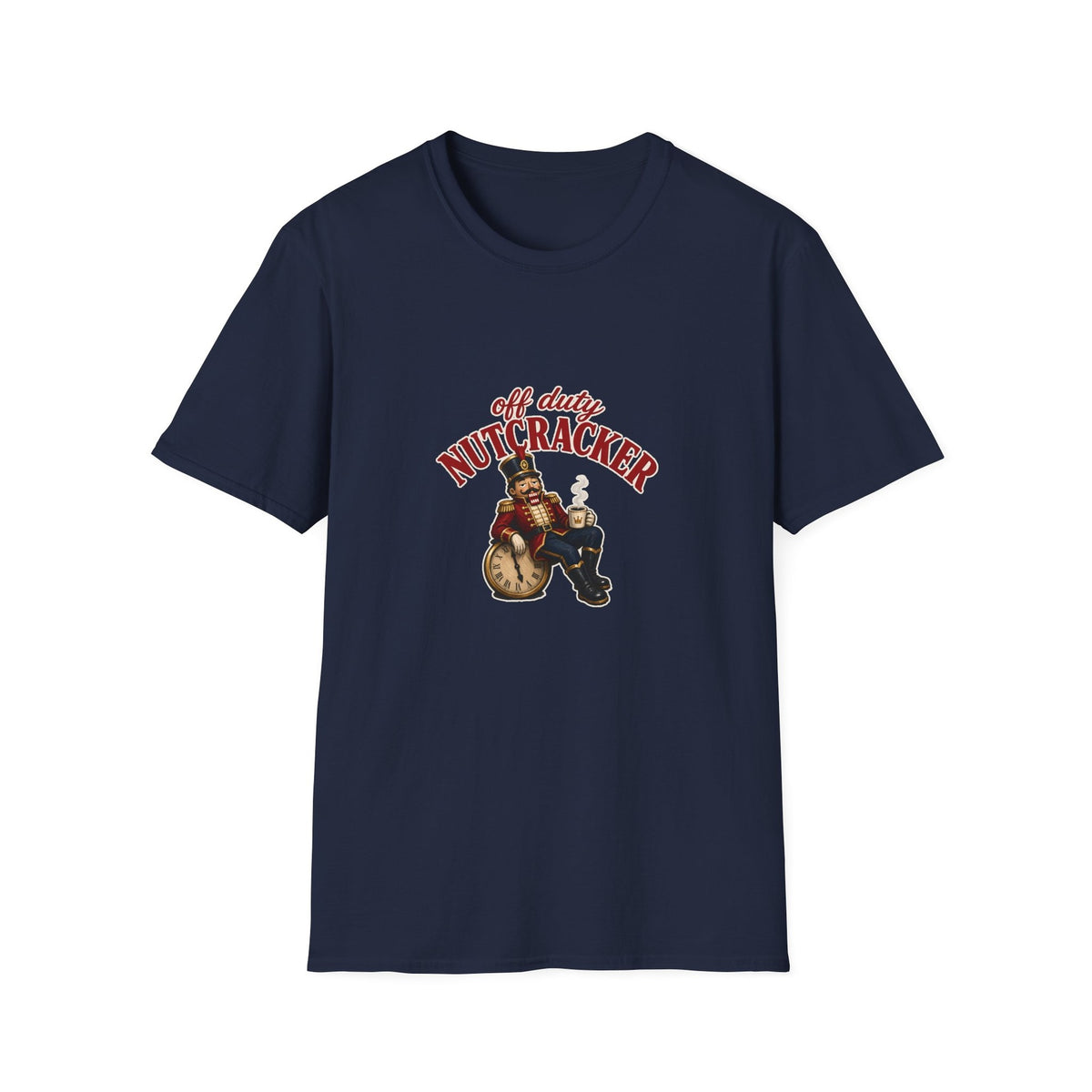 Off Duty Nutcracker tee - front navy