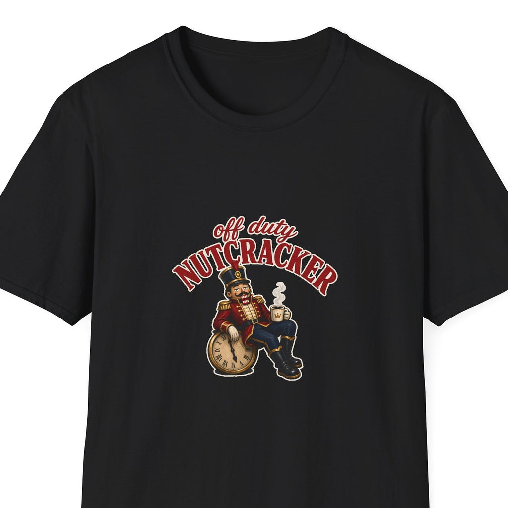 Off Duty Nutcracker tee - closeup art