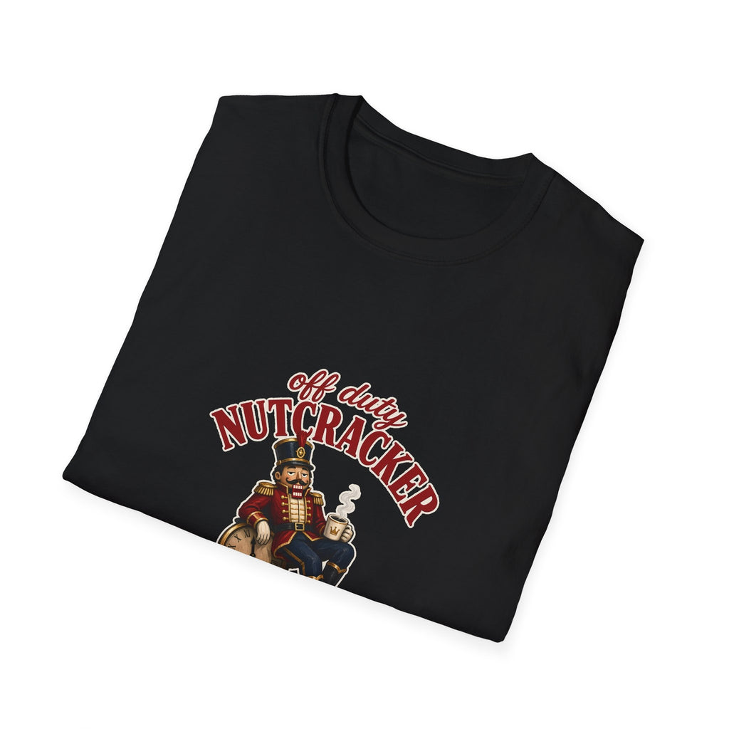 Off Duty Nutcracker tee - folded black