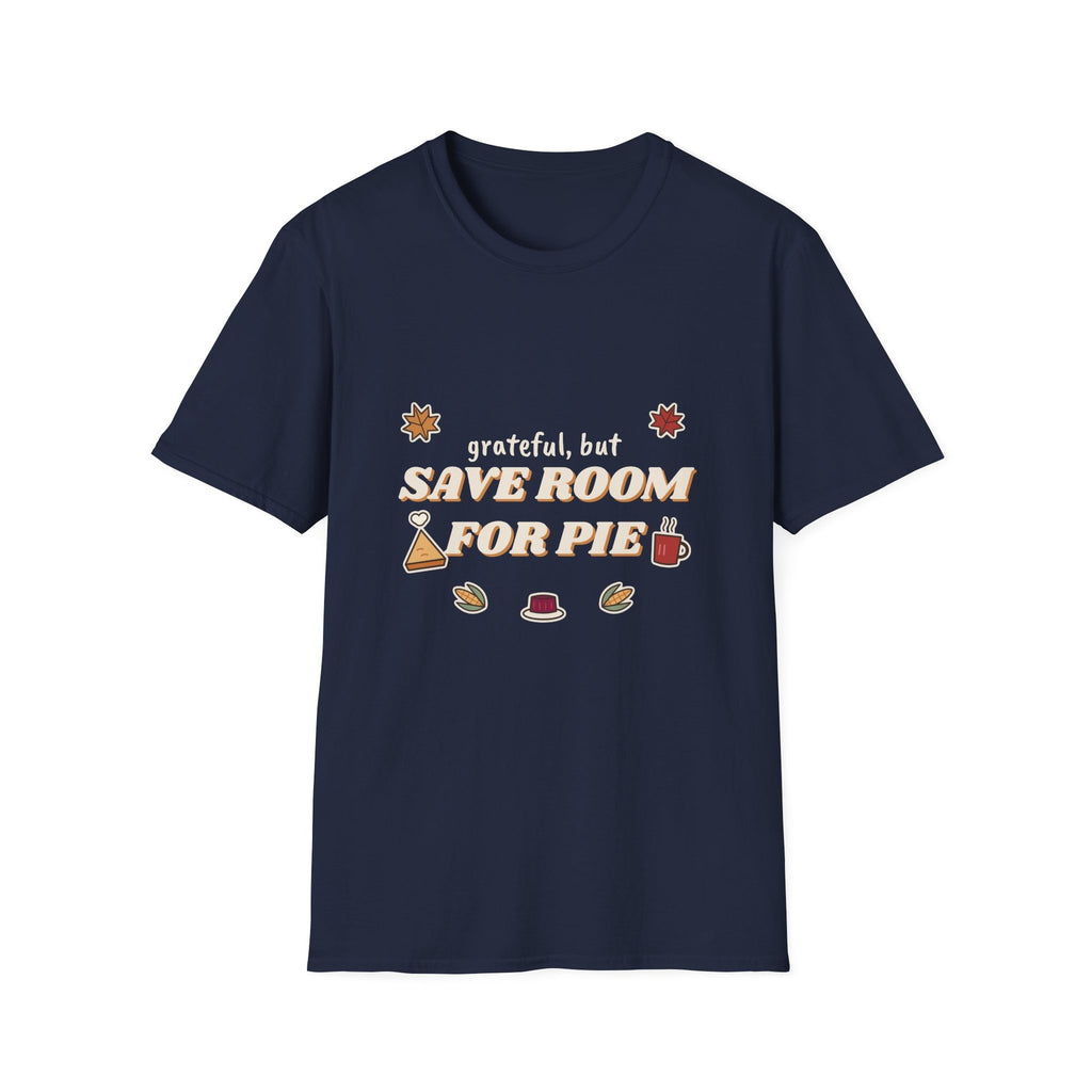 Save Room for Pie tee - front navy