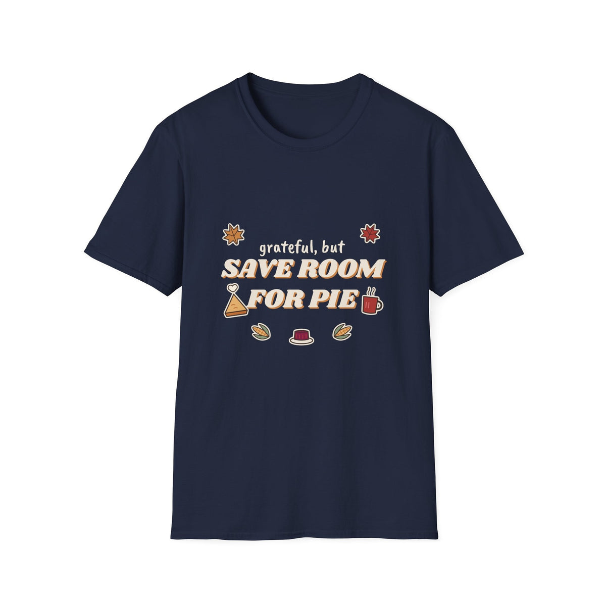 Save Room for Pie tee - front navy