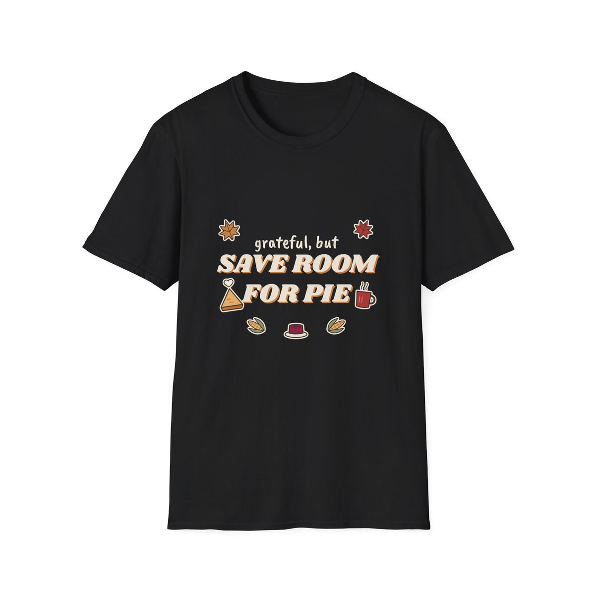 Save Room for Pie tee - front black