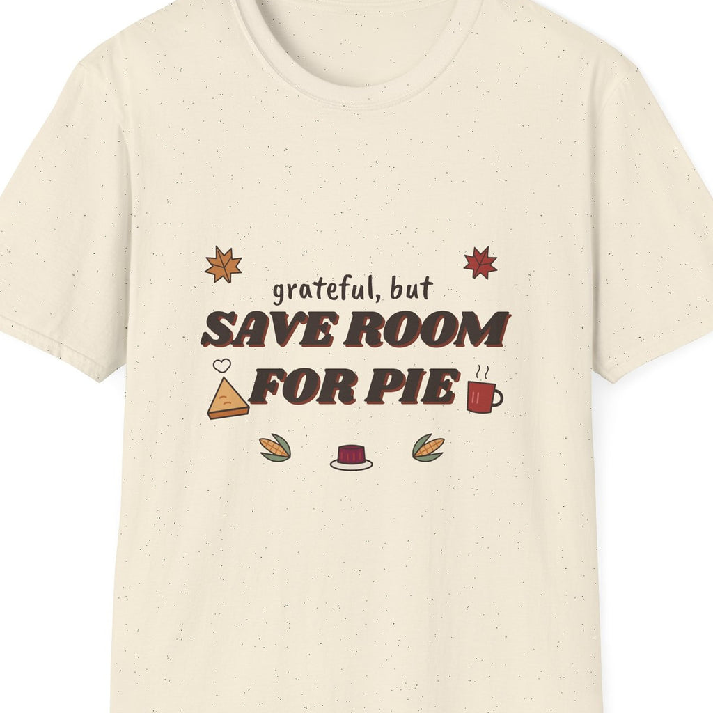 Save Room for Pie tee - closeup art