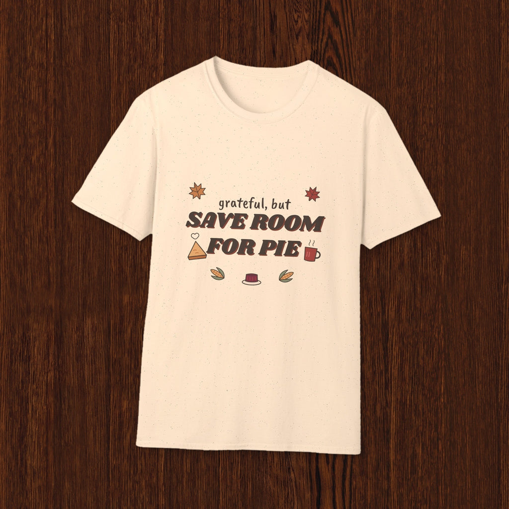 Save Room for Pie tee - styled wood table 001