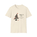 Trees Up Standards Down tee - front natural