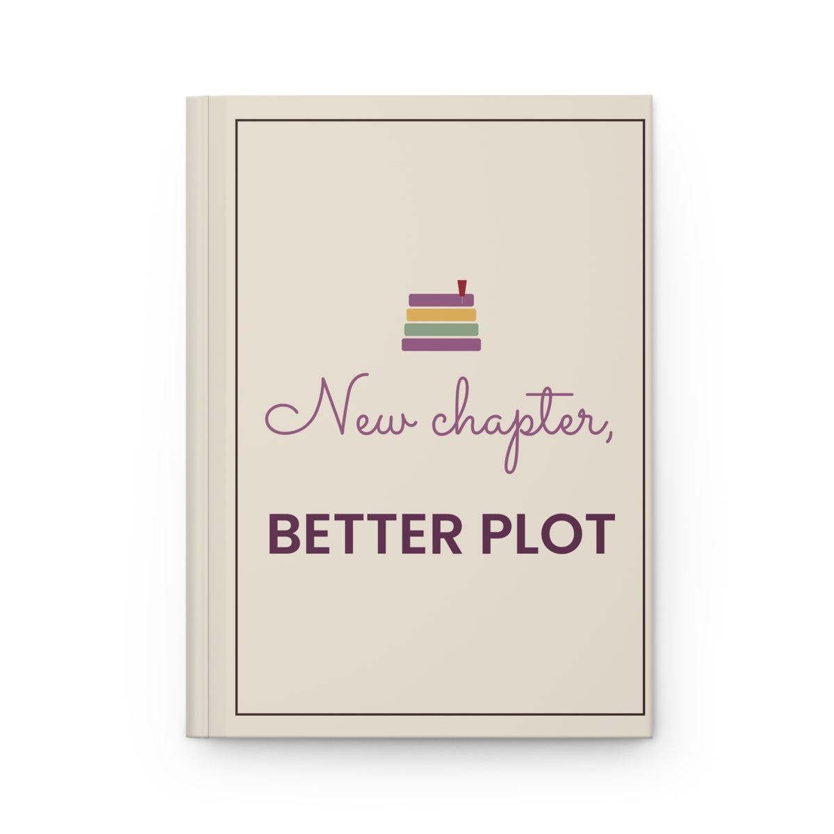 New Chapter journal front, Printify mockup
