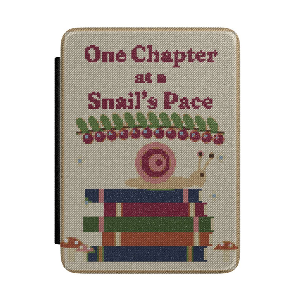 Snail's Pace e-reader case front