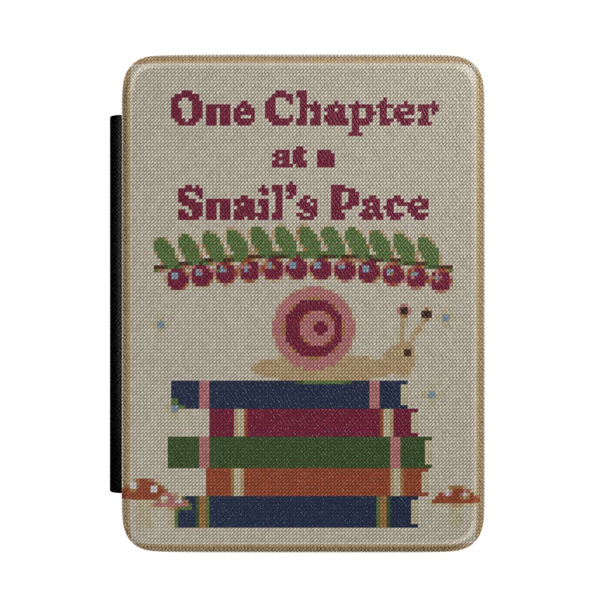 Snail's Pace e-reader case front