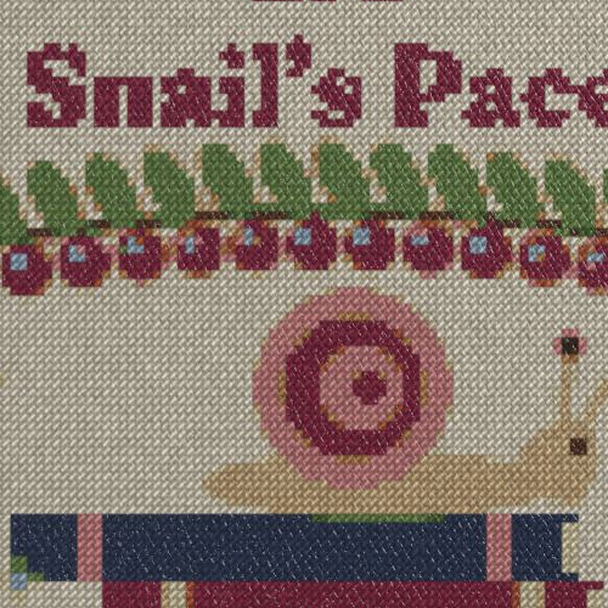 Snail's Pace e-reader case design detail close-up