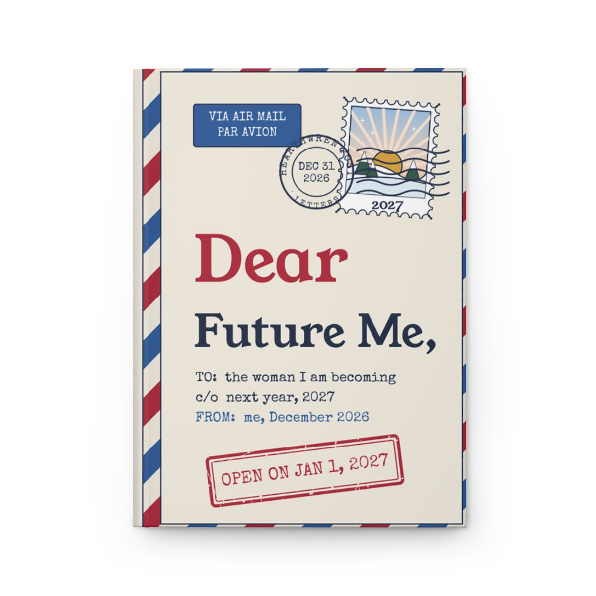 Dear Future Me journal front