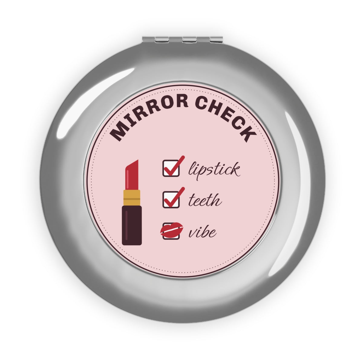 Mirror Check compact mirror, closed front