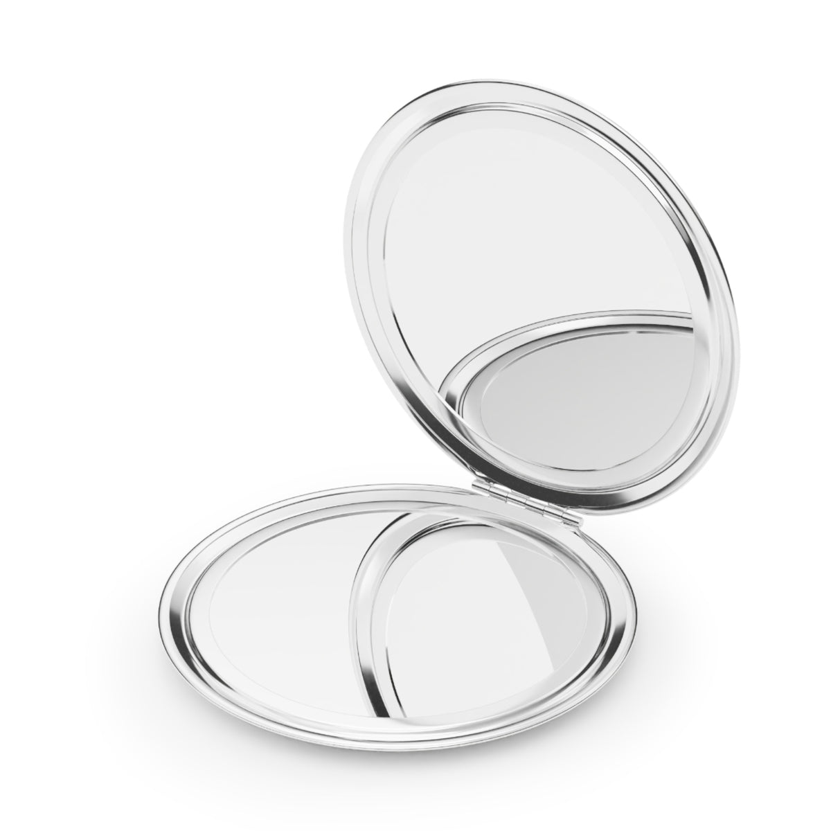 Compact mirror open, dual mirrors
